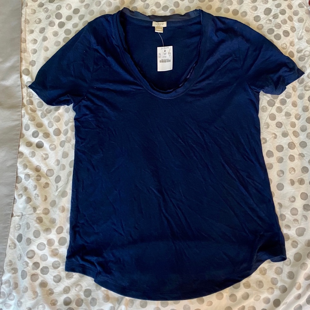 J Crew navy tee